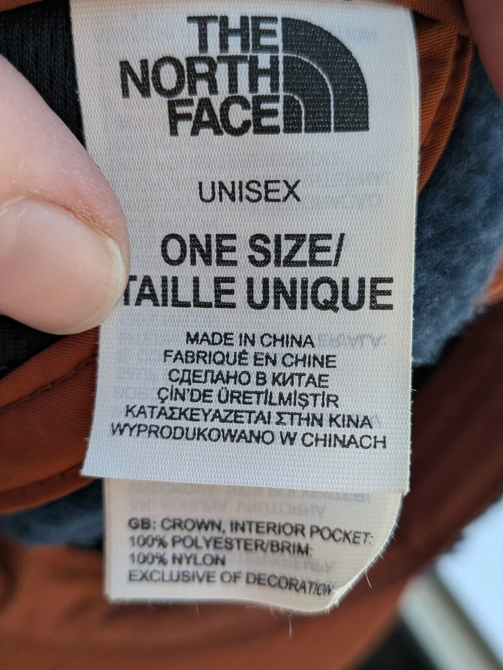 The North Face High-Pile Fleece 5-Panel Hat | Camper Cap Navy Rust